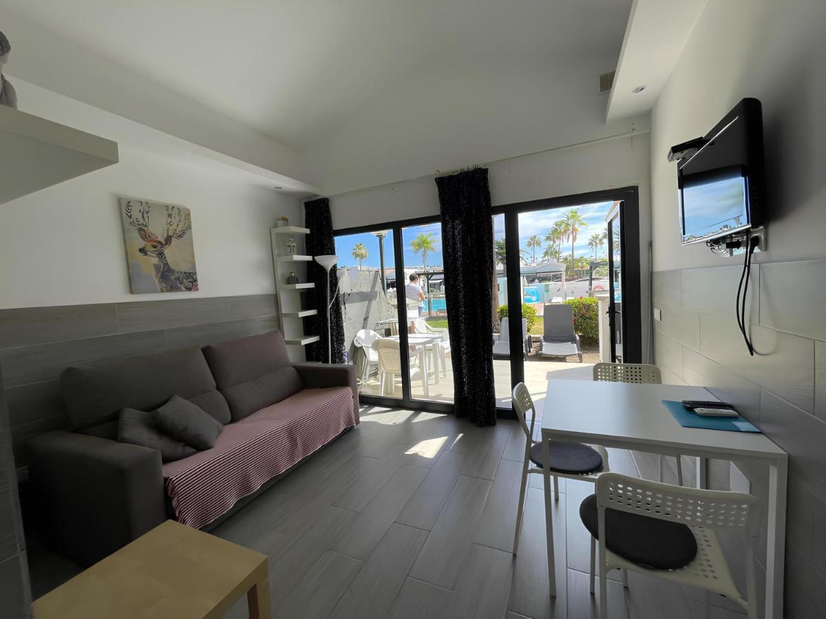 ماسبالوماس Bungalow Enfrente Piscina En Maspalomas المظهر الخارجي الصورة