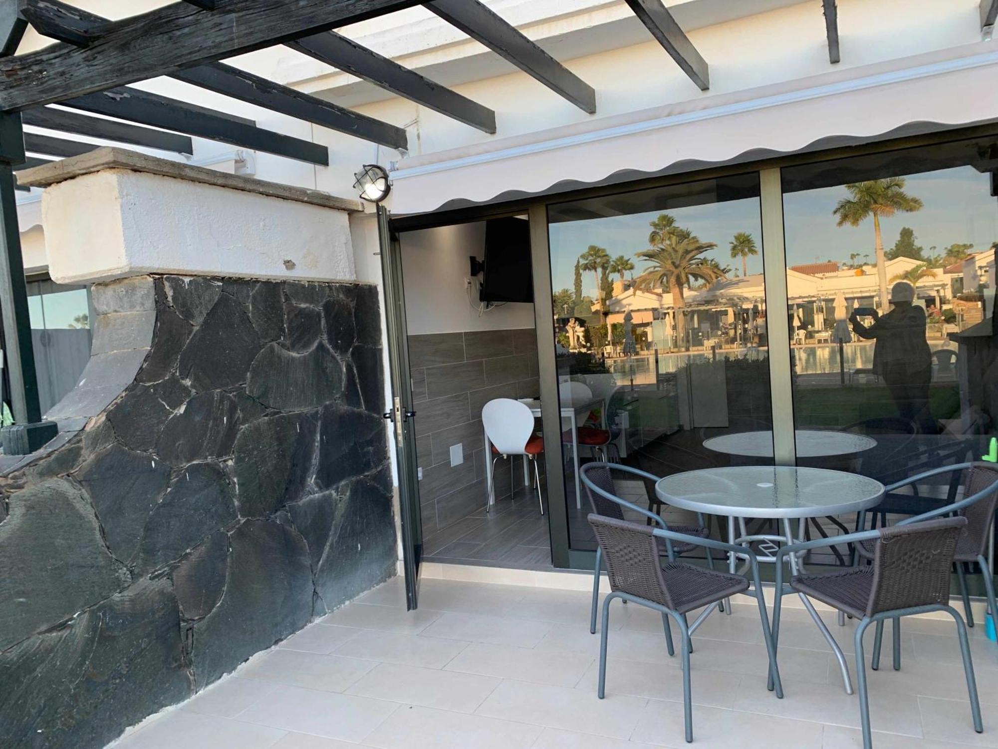 ماسبالوماس Bungalow Enfrente Piscina En Maspalomas المظهر الخارجي الصورة