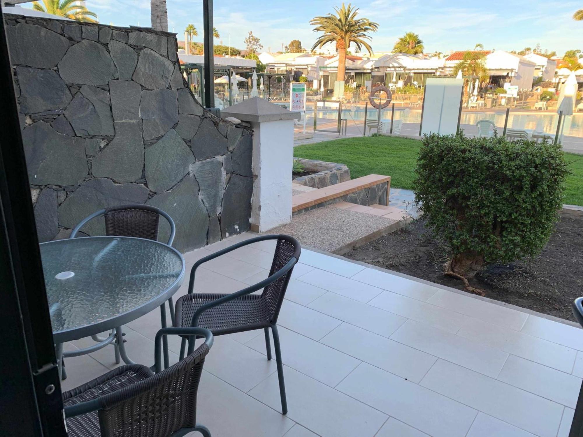 ماسبالوماس Bungalow Enfrente Piscina En Maspalomas المظهر الخارجي الصورة